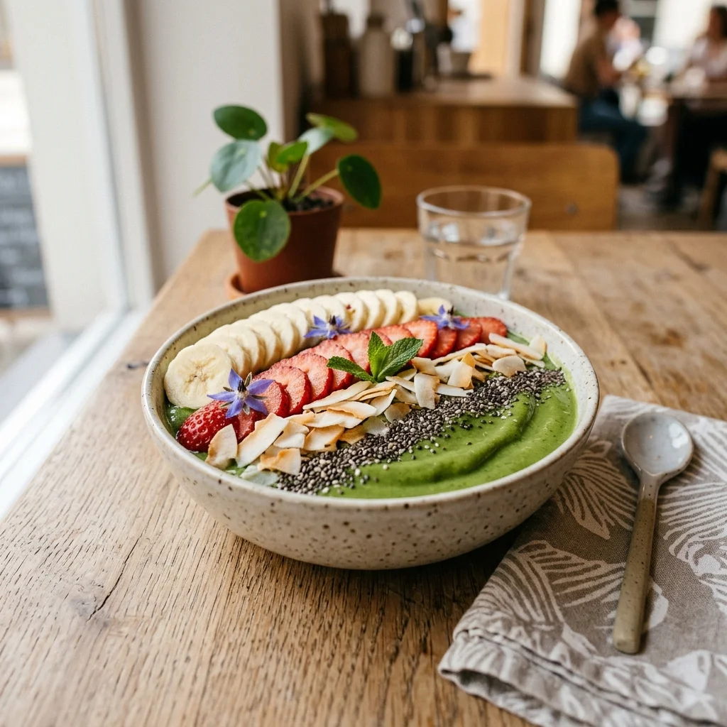 Main Energizing Matcha Green Tea Smoothie Bowl Recipe